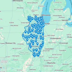 Urbex Map Illinois, United States (USA) - Urban Exploration