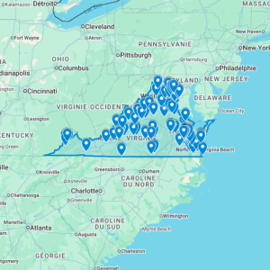 Urbex Map Virginia USA Urban