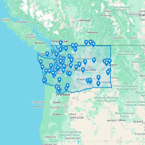 Urbex Map Washington USA