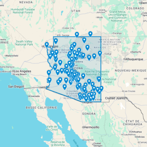 Urbex Map Arizona USA