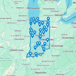Urbex Map Indiana, United States (USA) - Urban Exploration