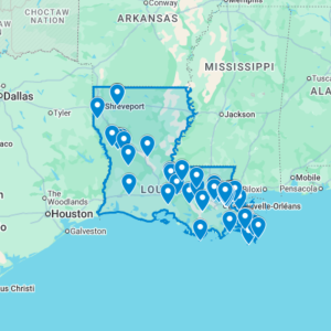 Urbex Map South Louisiane, United States (USA) - Urban Exploration
