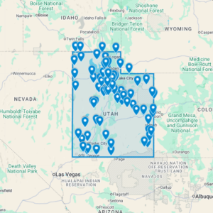 Urbex Map Utah, United States (USA) - Urban Exploration