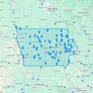 Urbex Map Lowa, United States (USA) - Urban Exploration