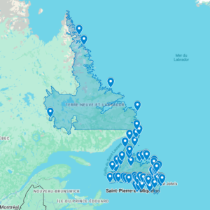 Urbex Map Newfoundland and Labrador, Canada - Urban Exploration