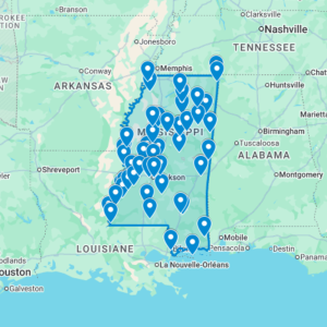 Urbex Map Mississippi, United States (USA) - Urban Exploration